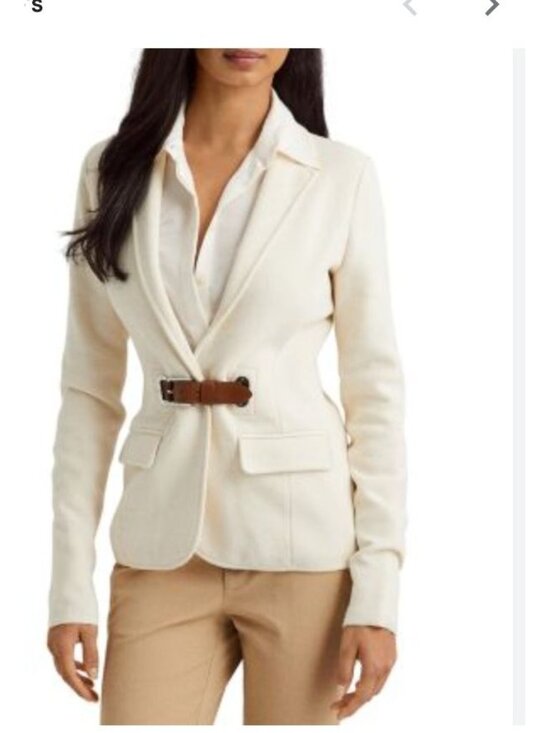Lauren Ralph Lauren Jackets & Blazers - Ralph Lauren buckle closure blazer